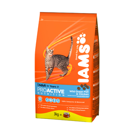 Iams Cat - Adult Oceanfish & Chicken, 10 KG